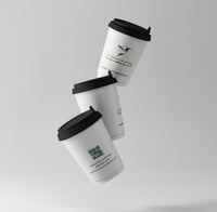 اكواب ورقية بشعار العمرية paper cups with Alomariy...
