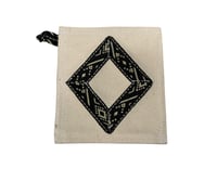 بيز نقش أفغاني - أبيض