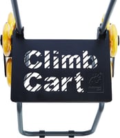 عربة التسوق وصعود السلم