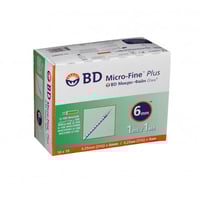 بي دي سرنجة الانسولين 6مم 100حبة