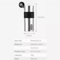 طاحونة يدوية للقهوة سهلة التنظيف