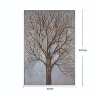 لوحة حائط عصرية كانفس برسم محفور مزودة بإطار خشبي...