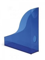 حامل الاوراق والمجلات بلاستيك لون ازرق