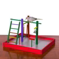 بريفو بت بلاي جراوند حديقة العاب مع سلم وجرس للطيو...