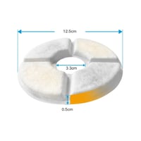 فلتر تنقية ماء نافورة القطط - 4 قطع