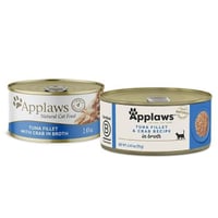 ابلاوز طعام رطب معلبات التونة مع السرطان البحري لل...