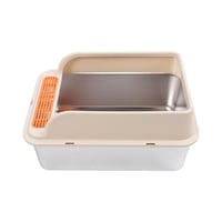 لتر بوكس للقطط ستانلس ستيل عميق من الفولاذ المقاوم...