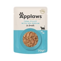 كرتون ابلاوز اظرف طعام رطب للقطط تونا وسمك الدنيس...