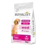 روياليست طعام جاف بنكهة لحم الضأن والأرز للكلاب ال...