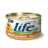 لايف كات طعام رطب للقطط بنكهة التونة و البابايا 85...