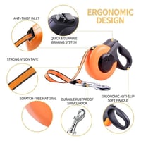 فيدا ام سفن بلس مشد أوتوماتيكي للتنزه للكلاب لون ا...