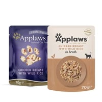 كرتون ابلاوز اظرف طعام رطب للقطط صدور الدجاج مع ال...