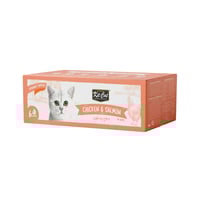 كت كات طعام رطب للقطط معلبات الدجاج و السالمون بال...