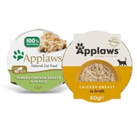 كرتون ابلاوز اطباق طعام رطب صدور الدجاج للقطط 10 ا...