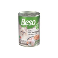 بيسو طعام رطب بالدجاج للقطط البالغة 400ج