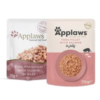 ابلاوز اظرف طعام رطب للقطط بالتونة مع السلمون في ا...