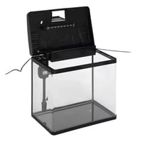 حوض سمك مع فلتر وإضاءة 56 لتر - الوان متعددة كبير