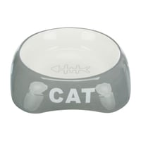 تركسي صحن طعام للقطط من السيراميك 200 مل متعدد الا...