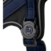 ماي فاميلي ميمو بت صدرية للكلاب شكل حرف Y أزرق غام...