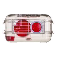 زولكس رودي 3 قفص للهامستر ميني لون أحمر