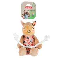 زولكس تشيكيتوس لعبة لاما مع حبل للكلاب الصغيرة