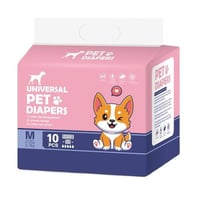 حفاضات للكلاب الإناث المضادة للتسرب ميديم - 10 وسا...