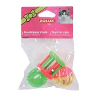 زولكس لعبة كرات مع جرس للقطط 3 قطع