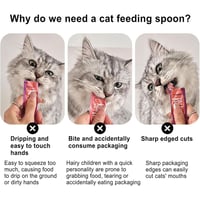 ملعقة لتثبيت سيريلاك القطط للمكافآت