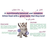 هريرة طعام جاف للقطط الصغيرة بنكهة الدجاج والخضار...