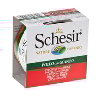 شيزر طعام كلاب رطب معلبات دجاج مع لحم بقري 150ج