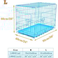 قفص للحيوانات اللأليفة معدن سهل الفك و التركيب