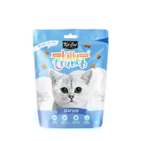 كت كات كيتي كرنش مكافات للقطط بنكهة المأكولات البح...