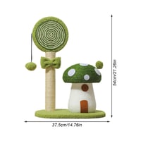 خداشة للقطط على شكل فطر كبير للعب والتسلية - الوان...