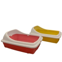 صندوق رمل كبير للقطط متعدد الالوان 1 حبة