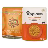 ابلاوز اظرف طعام رطب للقطط صدور الدجاج مع اليقطين...