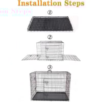 قفص للحيوانات اللأليفة معدن سهل الفك و التركيب