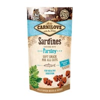 كارنيلوف مكافأة للقطط شبه رطبة بالسردين والبقدونس...