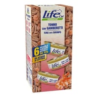 لايف كات طعام رطب للقطط بنكهة التونة و الجمبري 6×5...