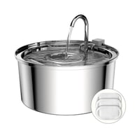 نافورة مياه كهربائية ستانلس ستيل للقطط والكلاب بسع...