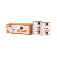 كت كات طعام رطب للقطط بنكهة التونا و السلمون بالمر...