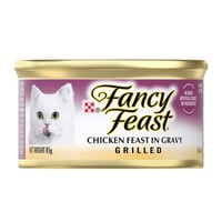 بيورينا فانسي فيست معلبات للقطط بنكهة الدجاج المشو...