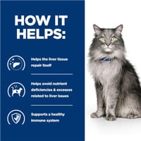 هيلز ليفر ال دي l/d طعام جاف للعناية بالكبد بالدجا...