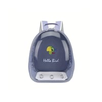 شنطة تنقل شفاف للقطط والطيور - الوان متعددة