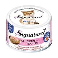 سيقنتشر7 طعام رطب للقطط الدجاج مع الشعير 80ج