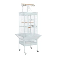 قفص معدني كبير مع قاعدة للطيور والببغاوات - متعدد...