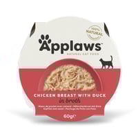 كرتون ابلاوز اطباق صدور الدجاج مع البط للقطط 10 اط...