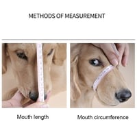 كمامة حديد قابلة للتعديل للكلاب لارج