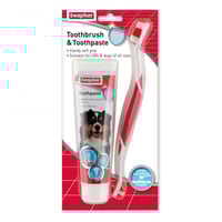 بيفار معجون اسنان مع فرشاة للقطط والكلاب 100ج