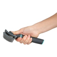 زولكس مشط شعر مع ضغاط لتنظيف بقايا الشعر مقاس L