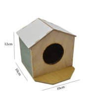 عش طيور من الخشب هرمي